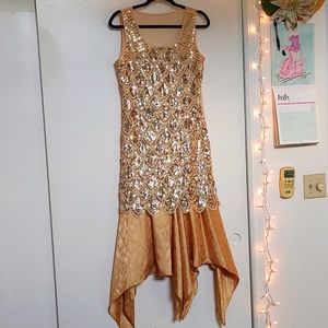 Gold Mermaid Dress